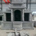 北京 芝麻灰高档墓碑，土墓，可定制