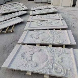 北京 芝麻白干挂雕花板