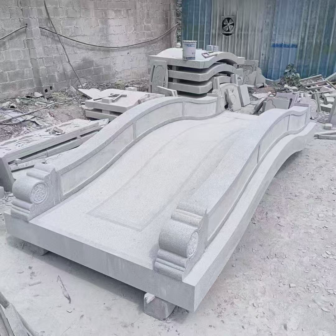 北京 芝麻灰花岗岩园林景观 小石桥