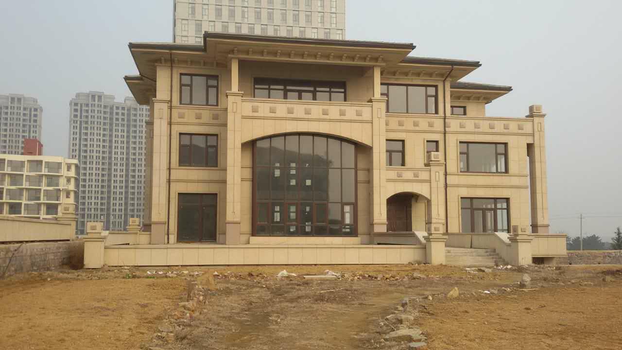 北京黄金麻外墙案例