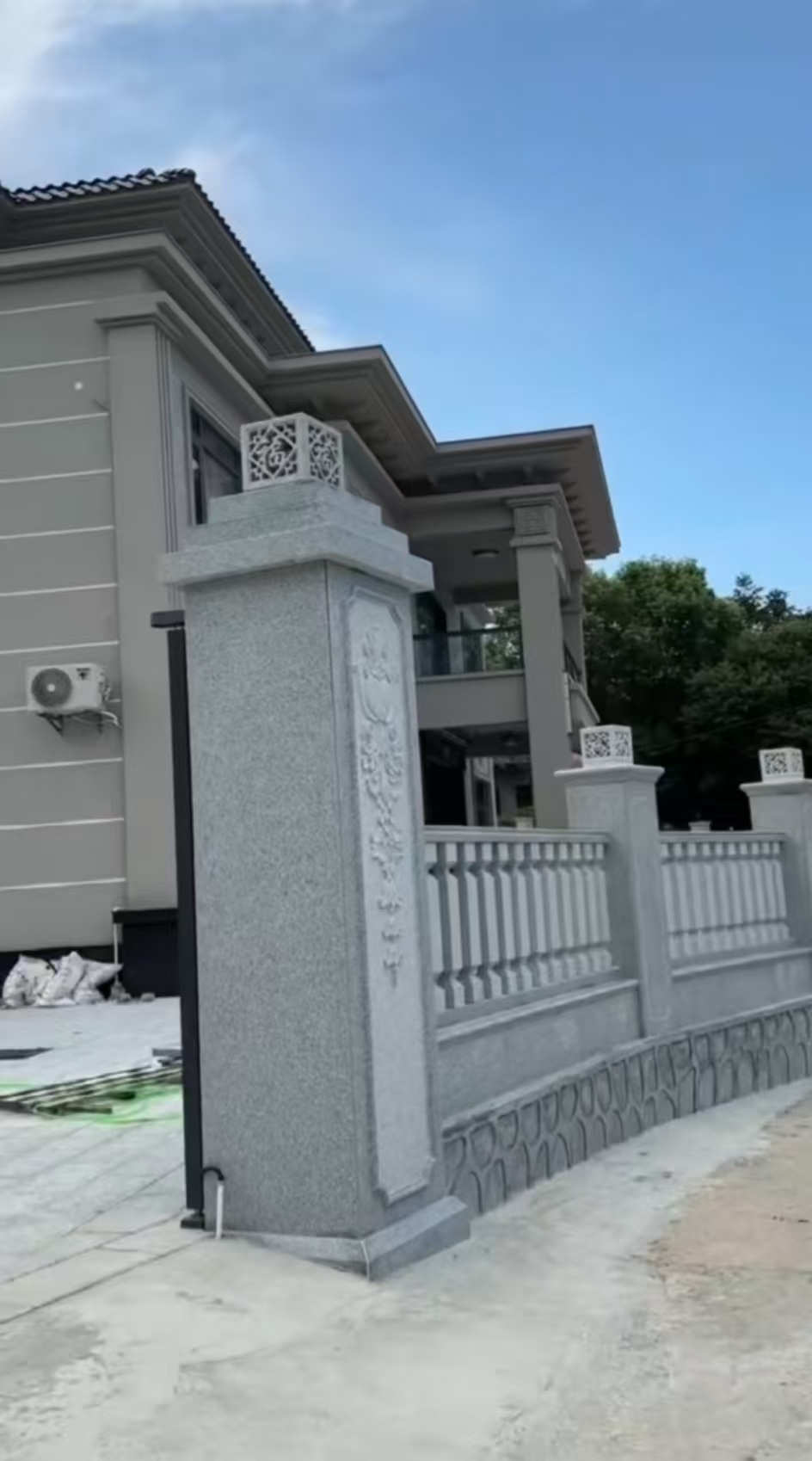 北京 芝麻白别墅围墙栏杆，私人订制