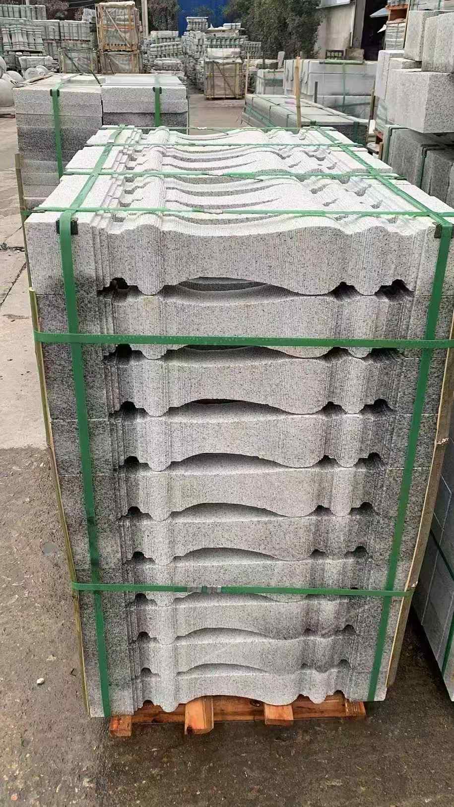 北京 芝麻白方形拉丝面，栏杆花瓶柱