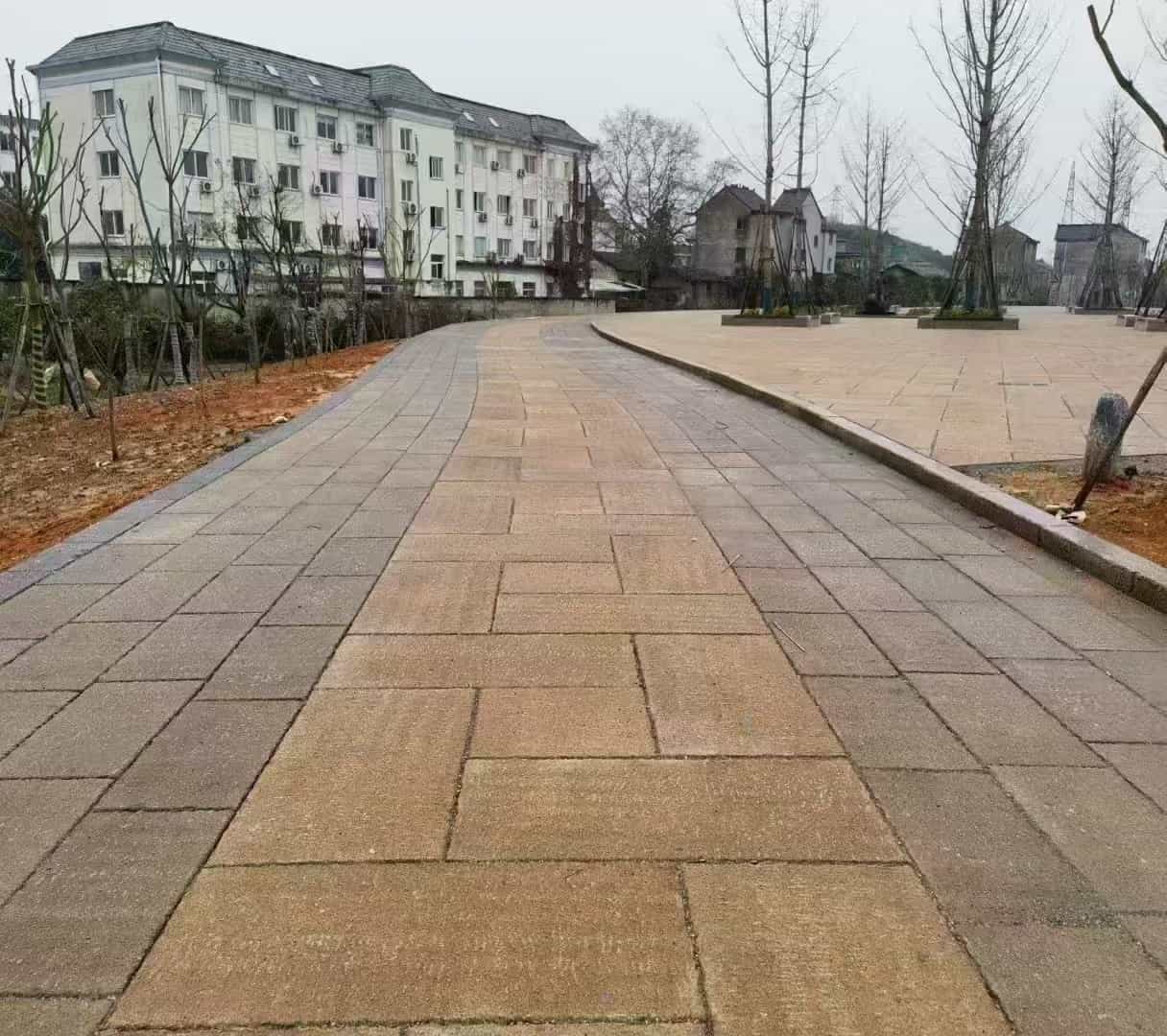 北京仿古石铺装效果