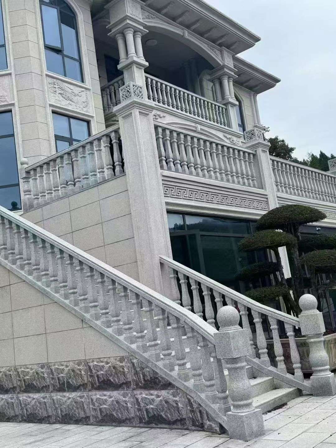 北京 芝麻白别墅，栏杆